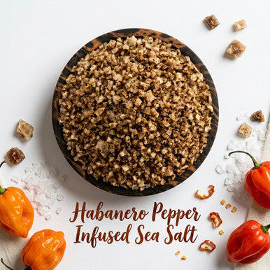 Habanero Pepper Infused Sea Salt, Infused, Sampler pack