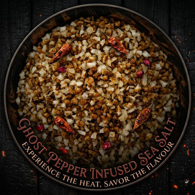 Ghost Pepper Infused Sea Salt, Infused, Sampler Pack