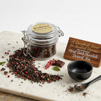 ORGANIC MINT DARK CHOCOLATE, Loose Leaf  Pu-erh Tea & Mint Chocolate, Dessert Tea Collection, 2 oz. Jar