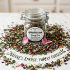 Organic Energy Tea, Caffeine Free Herbal Infusion, Wellness Tea Collection, 1.0 oz. Jar