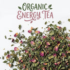 Organic Energy Tea, Caffeine Free Herbal Infusion, Wellness Tea Collection, 1.0 oz. Jar