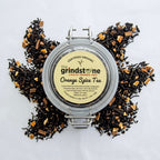 Organic Orange Spice Chai Tea, Specialty loose black tea collection, 1.5 oz Jar