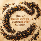 Organic Orange Spice Chai Tea, Specialty loose black tea collection, 1.5 oz Jar