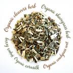 Organic Bladder Support Tea, Caffeine Free Herbal Infusion, Wellness Tea Collection, 1 oz. Jar