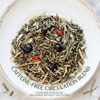Organic Circulation Tea, Caffeine Free Herbal Infusion, Wellness Tea Collection,  1.5 oz.Jar