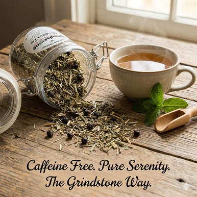 Organic Circulation Tea, Caffeine Free Herbal Infusion, Wellness Tea Collection,  1.5 oz.Jar