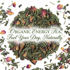 Organic Energy Tea, Caffeine Free Herbal Infusion, Wellness Tea Collection, 1.0 oz. Jar