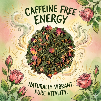 Organic Energy Tea, Caffeine Free Herbal Infusion, Wellness Tea Collection, 1.0 oz. Jar