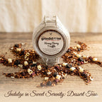 Honey Berry Truffle Tea, Caffeine Free Herbal tea with Hibiscus & White Chocolate, Dessert Tea Collection. 2 oz. Jar