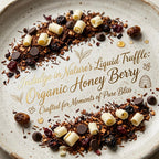 Honey Berry Truffle Tea, Caffeine Free Herbal tea with Hibiscus & White Chocolate, Dessert Tea Collection. 2 oz. Jar