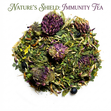 Organic ImmuniTea, Caffeine Free Herbal Infusion, Wellness Tea Collection, 1 oz. Jar