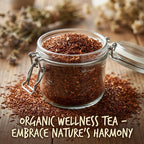 Organic Red Rooibos Tea, Caffeine Free, South African Red Bush, Wellness Tea Collection, 1.5 oz. Jar
