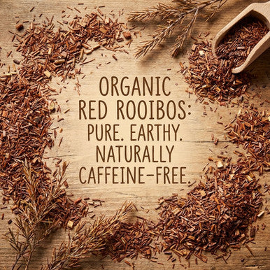 Organic Red Rooibos Tea, Caffeine Free, South African Red Bush, Wellness Tea Collection, 1.5 oz. Jar