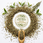 Organic Green Rooibos Tea, Caffeine Free, Wellness Tea Collection, 1.5 oz Jar