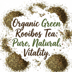 Organic Green Rooibos Tea, Caffeine Free, Wellness Tea Collection, 1.5 oz Jar