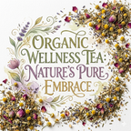 Organic Peace Tea, Caffeine Free Herbal Infusion, Wellness tea collection, 1 oz. Jar