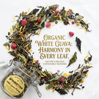 Organic White Guava Medley, White Peony Tea, Dessert Tea Collection, 1.0 oz