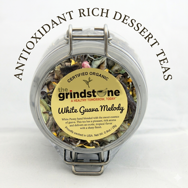 Organic White Guava Medley, White Peony Tea, Dessert Tea Collection, 1.0 oz