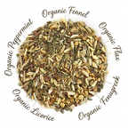 Organic Yoga Herbal Tea, Caffeine Free Tea Infusion with Fennel & Fenugreek, Wellness Tea Collection, 2 oz.