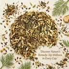 Organic Yoga Herbal Tea, Caffeine Free Tea Infusion with Fennel & Fenugreek, Wellness Tea Collection, 2 oz.