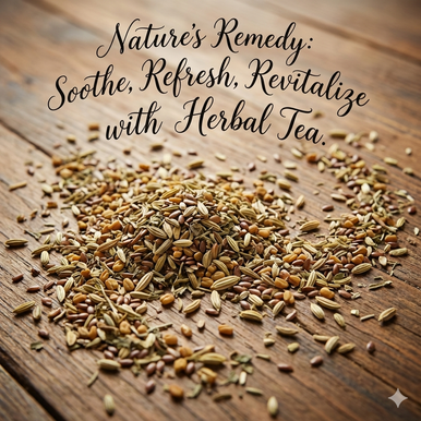 Organic Yoga Herbal Tea, Caffeine Free Tea Infusion with Fennel & Fenugreek, Wellness Tea Collection, 2 oz.