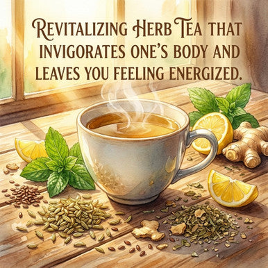 Organic Yoga Herbal Tea, Caffeine Free Tea Infusion with Fennel & Fenugreek, Wellness Tea Collection, 2 oz.