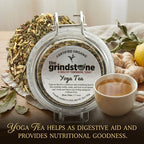 Organic Yoga Herbal Tea, Caffeine Free Tea Infusion with Fennel & Fenugreek, Wellness Tea Collection, 2 oz.