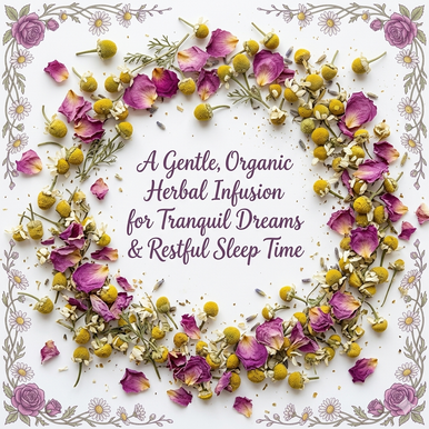 Organic Dream Catcher Tea, Caffeine Free Herbal Infusion, Wellness Tea Collection, 1 oz. Jar