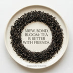 Black & White Tea, Non GMO, 2 oz. Jar