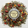 Organic Lemon Lift Tea, Herbal Infusion, Caffeine Free, Wellness Tea Collection, 2 oz Jar