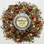 Organic Lemon Lift Tea, Herbal Infusion, Caffeine Free, Wellness Tea Collection, 2 oz Jar