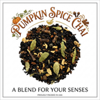 Organic Pumpkin Spice Chai Tea, Dessert Tea Collection, 2 oz. Jar