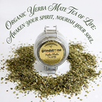Organic Yerba Mate Tea, Wellness Tea, Non-GMO, 1 oz. Jar