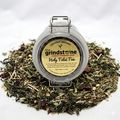 Organic Holy Tulsi Tea, Green tea, Wellness tea collection, 1.5 oz. Jar