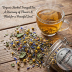 Organic Tranquility Tea, Caffeine Free Herbal Infusion, 1.0 oz. Jar
