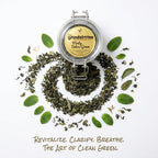 Minty Detox Green Tea, Green leaf Tea 2 oz. Jar