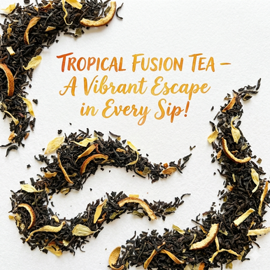 Tropical Fusion Ceylon Loose Green Tea, Specialty Tea Collection, 2 oz. Jar