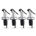 Ellora Farms, Venus Chef Pourer 4 Pk, BPA Free, Designed for Oil, Vinegar, or Dressings, Fits 16 oz bottles