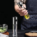 Olive Oil Sprayer and Mister, 100ml Glass Spray Bottle for Balsamic, Salad, BBQ (1 Pack)