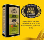 Aleta Organic & Ellora PDO Kolymvari Single Eatate Greek Extra Virgin Olive Oil, 1 Ltr Combo