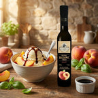 Ellora Farms, Peach Infused Thick Balsamic Vinegar, Product of Crete, Greece, 8.5 oz