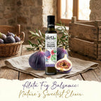Aleta Organic, Infused Balsamic Vinegar, Orange & Fig Combo Pack, No Preservatives, Glass Bottle, 8.45 oz., Pack of 2