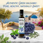 Aleta Organic, Infused Blueberry Balsamic Vinegar, Dark Berry Richness, No Preservatives, Great Taste Award Winner, Glass Bottle, 8.45 oz.