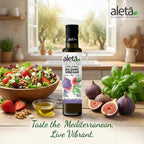 Aleta Organic, Infused Balsamic Vinegar, Orange & Fig Combo Pack, No Preservatives, Glass Bottle, 8.45 oz., Pack of 2