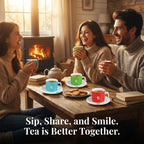 t-Mug & Saucer, Porcelain, 250 ml Sky Blue