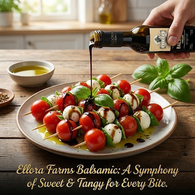 Ellora Farms, Original Plain Thick Balsamic Vinegar, Great Taaste Award Winner, Product of Crete, Greece, 8.5 oz