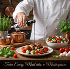 Aleta Organic, Plain Aged Balsamic Vinegar, No-Added Sugar, No-Preservatives, Great Taste Award Winner, Glass Bottle, 8.45 oz.