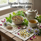 Organic Sleep Time Tea, Caffeine Free Herbal Infusion, Wellness Tea Collection, 1 oz. Jar