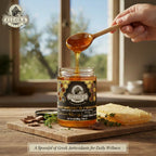 Ellora Farms, Single Estate PDO Greek Raw Honey, Beekeepers Reserve Gift of Honey in TUBE, Pine & Thyme, 450g
