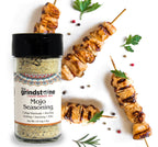 Mojo Seasoning Cuban style, perfect for Burger, Marinade, Sauce, Criollo, Salt Free Hand Blended Rubs Spices, 2.9 oz. Glass Bottle, Pack of 2